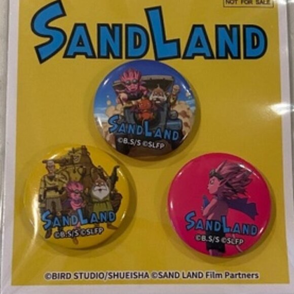 SD Comic Con 2023 SandLand Pins / BRAND NEW - Picture 1 of 2